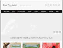 Tablet Screenshot of mariewise.com
